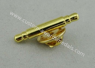 3D 金張りの柔らかいエナメル Pin 1 インチ、装飾的なピン厚さ 2.0 mm の